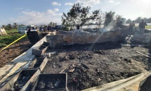 وفاة أربعة أشخاص من جنسية اسيوية إثر حريق خيمة في محافظة البلقاء