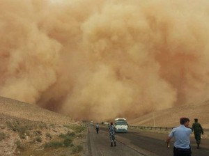 قطع حركة السير في مناطق على الصحراوي