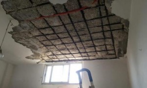 إصابة رب أسرة إثر انهيارات في منزله بمخيم غزة في محافظة جرش