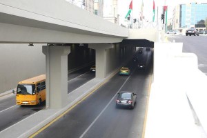 أمانة عمان: سقوط أجزاء من قصارة سقف نفق الصحافة لا يؤثر على سلامته