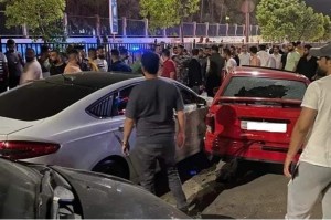 14 إصابة إثر حادثي تصادم بين 13 مركبة في إربد