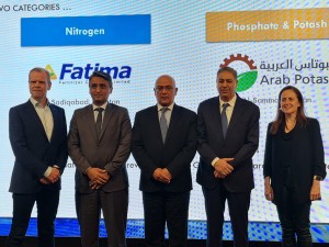 منظمة الأسمدة العالمية تكرّم شركة البوتاس العربية لتميزها     في مجال الاستدامة والابتكار في الحفاظ على المياه