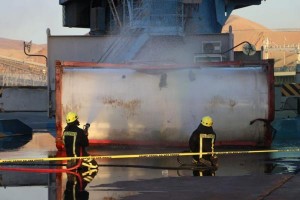 45 إصابة بين مرتبات الأمن في حادثة العقبة