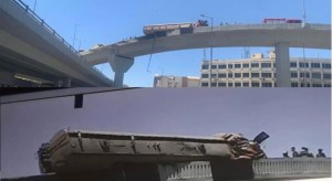 القيسي: السرعة سبب تدهور صهريج الخدمات فوق جسر المدينة الرياضية