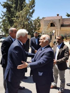 بالصور .. الأمير حسن والامير راشد يعزيان العربيات