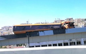 4 تهم لسائق صهريج جسر المدينة