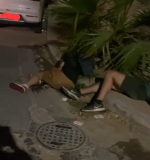 الفيديو المتداول في شارع عبدالله غوشة ...سكر شديد وليس تعاطي مخدرات