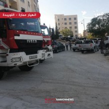 مدير الأمن في موقع انهيار العمارة باللويبدة