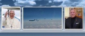 الملك يخاطب بابا الفاتيكان خلال مرور طائرته فوق الاردن