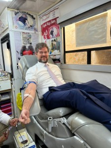 هيثم البطيخي يتبرع بالدم .. لهذا السبب