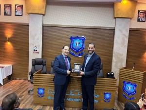 محاضرة تفاعلية للدكتورمضية " شركة MS Pharma " لطلبة "صيدلة" عمان الأهلية