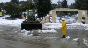الارصاد: لا يمكن توقع سماكة التراكمات الثلجية حاليا والحالة مستمرة