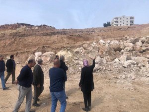 أبو السمن: أسبوع لصيانة جدار استنادي انهار في جرش