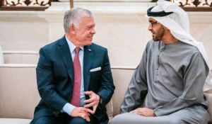 الملك يعقد لقاء مع رئيس دولة الإمارات