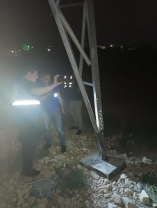 كشف سرقة واعتداء على برج ضغط عالٍ بلواء ماركا