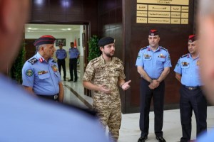 ولي العهد يزور مديرية الأمن العام ويثني على أداء منتسبيها