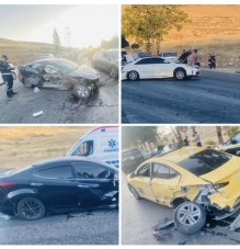 ازدحام مروري على شارع الأردن اثر تصادم 4 مركبات