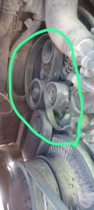 حريق بسيط  في الباص السريع على الخط رقم 100 بالمدينة الرياضية والامانة توضح