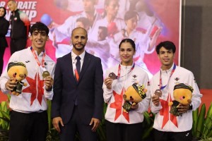 ذهبيتان وفضية وبرونزيتان للأردن في بطولة آسيا للكراتيه