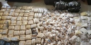 ضبط 1094 شخصا في 636 قضية اتجار وترويج مخدرات بآب