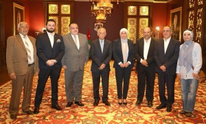 النعيمات وشريم و#حزب_الاتحاد_الوطني في ضيافة #الديوان_الملكي العامر لحل #قضية_المتعثرين