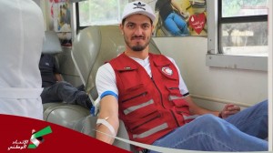 نجاح باهر لحملة التبرع بالدم برعاية حزب الإتحاد الوطني الأردني