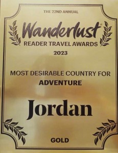 الاردن ضمن الوجهات الاكثر تفضيلا لسياحة المغامرة للعام 2023وفق استطلاع لمجلة wanderlust البريطانية .
