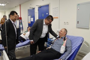 حملة تبرع للدم في العقبة تحت عنوان  "استقلالنا حياة " بتنظيم من جمعية صندوق حياة ودعم شركة نافذ للخدمات اللوجستية