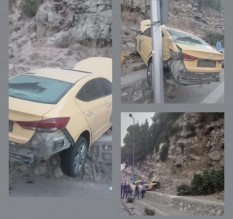 السير تكشف سبب حادث تدهور مركبة نقل عمومي