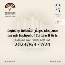 جمهور جرش 2024 يترقب الوصلات الطربية لـ "جوقه سراج" الفلسطينية