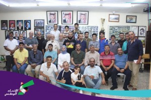 حزب تيار الإتحاد الوطني يلتقي بأعضاء نادي الأمير علي للصم في إربد