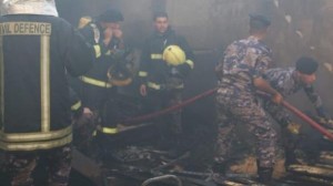 وفاة امرأة عشرينية وطفليها بحريق كرفان في مخيم الزعتري