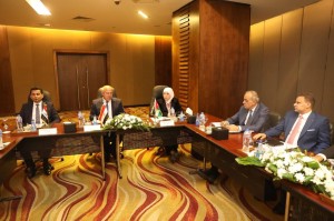 وزراء النقل في دول التأسيس ..  الاستمرار بنهج التطوير والتحديث، و فتح آفاق جديدة عزز  مكانة الجسر العربي في صناعة النقل البحري