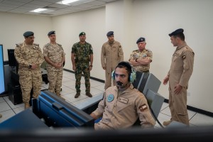 الملك يفتتح سرب تدريب القتال الجوي التشبيهي في قاعدة الشهيد موفق السلطي
