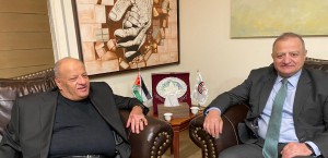 سماوي يلتقي السفير الجورجي