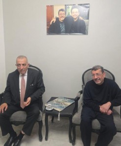 الرواشدة يزور الفنان ربيع شهاب ويلتقي العبداللات تحضيرًا لجرش