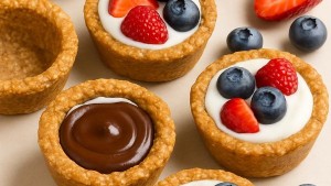 طريقة عمل أكواب الكوكيز الصحية.. شهية ولذيذة