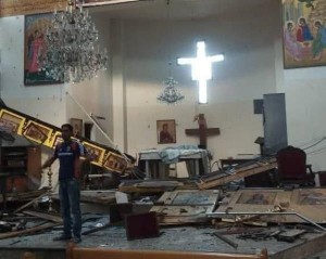 قتلى وجرحى بانفجار إرهابي داخل كنيسة في دمشق