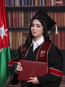 زينه جميل العموري الف مبروك التفوق امتحان الثانوية العامة البرنامج الأمريكي