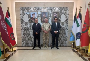 عاجل اللواء الركن الحنيطي يستقبل الرئيس التنفيذي لشركة أورنج