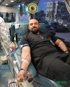 نجاح حملة التبرع بالدم في مستشفى الكندي