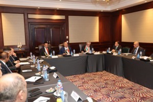 انعقاد الجمعية العمومية  للجسر العربي السادسة والثمانين في القاهرة بحضور وزراء النقل الأردني والمصري والعراقي