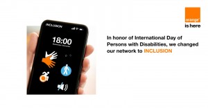 Orange Jordan Celebrates the International Day of Persons with Disabilities by Changing Its Network Name to “Inclusion”