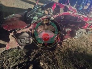 ٣ وفيات في حادث تصادم على الطريق الصحراوي