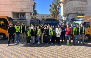 عمّان الأهلية تختتم الحملة الشتوية "أمل ودفء" في محافظة البلقاء